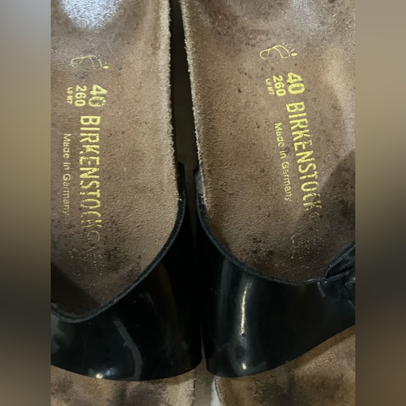Black Birkenstock slides size 10 - Picture 2 of 2